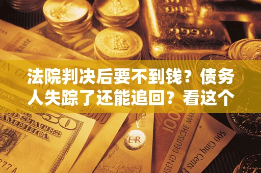 武汉法院判决后要不到钱？债务人失踪了还能追回？看这个方法！