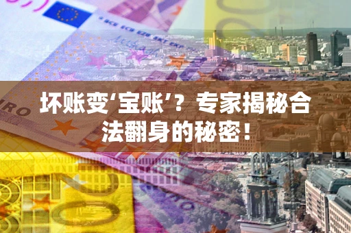 武汉坏账变‘宝账’？专家揭秘合法翻身的秘密！