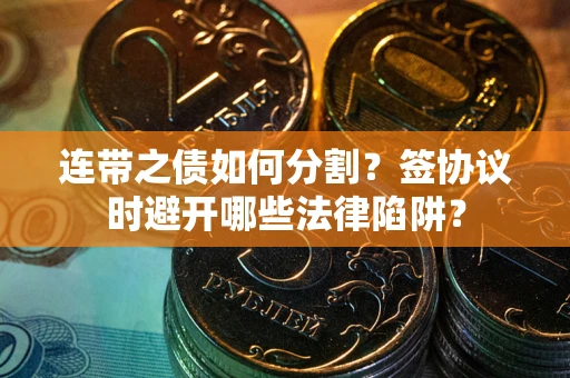 武汉连带之债如何分割？签协议时避开哪些法律陷阱？