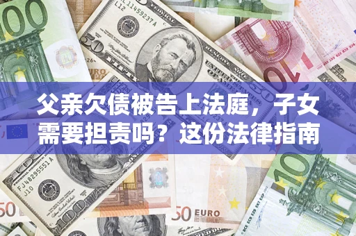 武汉父亲欠债被告上法庭，子女需要担责吗？这份法律指南必须看完