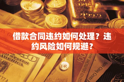 武汉借款合同违约如何处理？违约风险如何规避？