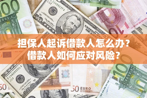武汉担保人起诉借款人怎么办？借款人如何应对风险？